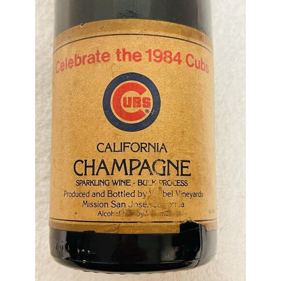 Chicago Cubs Wrigley Field Champagne 1984 World Series Collectible Sealed Wine - Picture 8 of 10